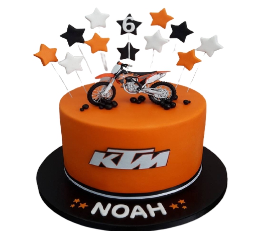 custom wedding cake toppers: KTM Dirt Bike Wedding Cake Topper