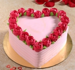 Hug Day Strawberry Delight Cake