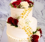 Two Tier Wedding Cake