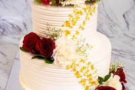 Two Tier Wedding Cake