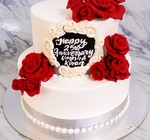 25th Anniversary Cake