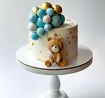 Valentine Teddy Cake