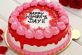 Women's Day Strawberry Cake