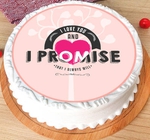 Decadent Promise Day Cake