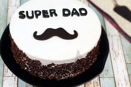 Fathers Day Moustache Cake