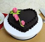 Heart Truffle Cake