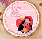 Hugs N Kisses Poster Cake