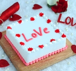 Love  Blooming Red N White