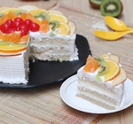 fruit toppings cake