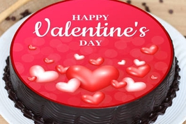 Valentine Day Poster Cake
