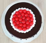 cherry on the black forest