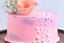 Chic Pink Love Cake