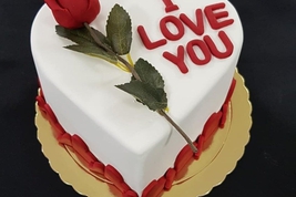 I love you-Heart Shape Cake