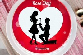 Rose Day Poster Cake