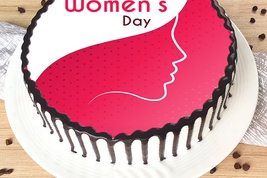 Printed Women Day Cake